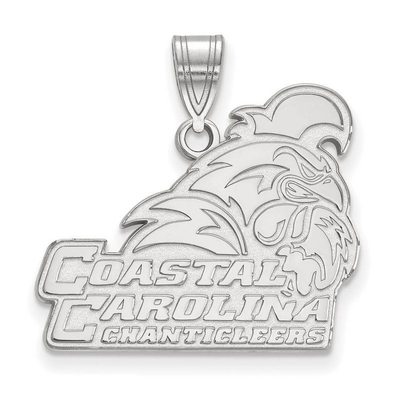 Sterling Silver Coastal Carolina U Large Pendant